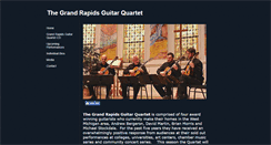 Desktop Screenshot of guitarquartet.org